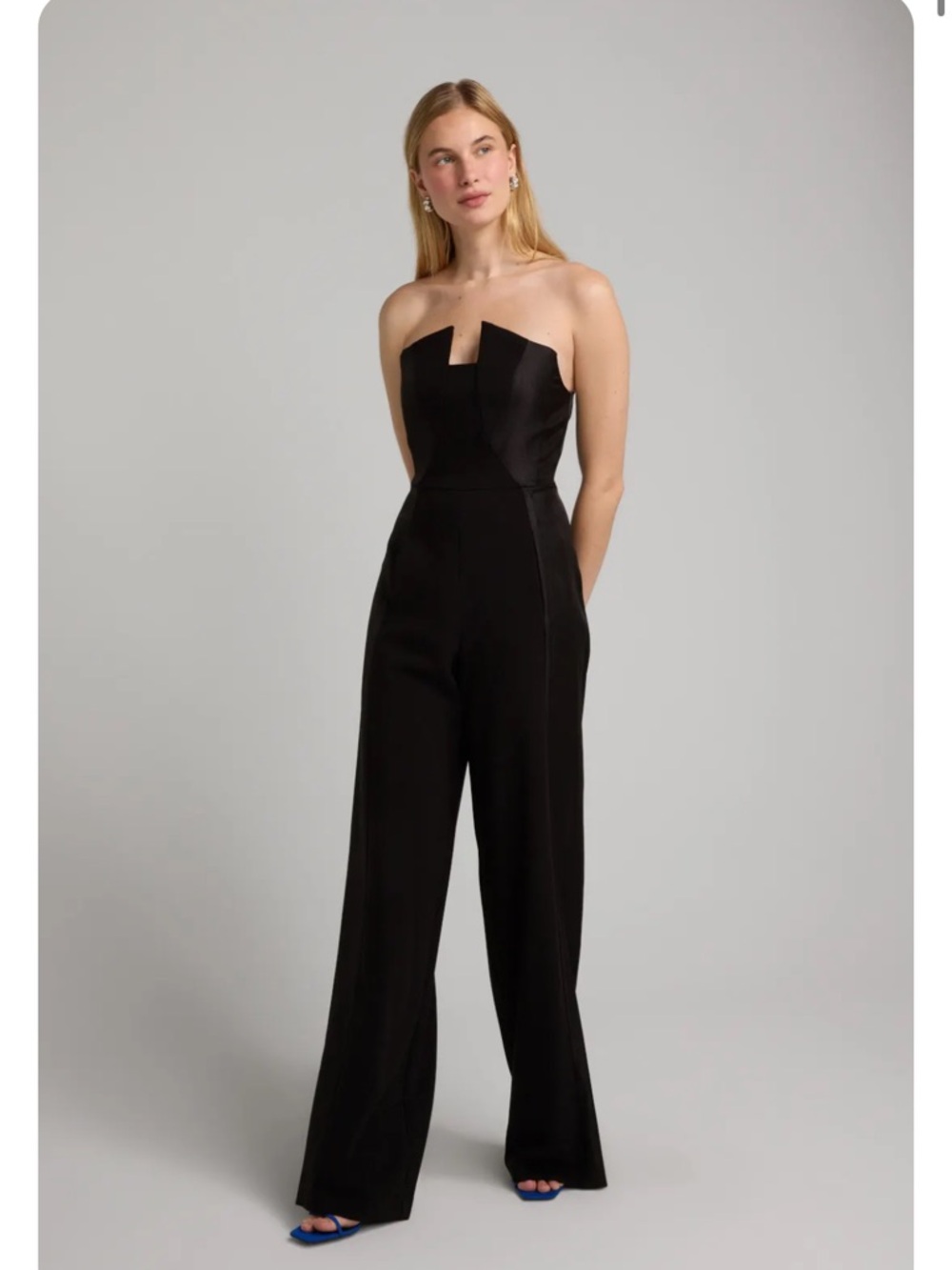 Black Halo Lena jumpsuit (black, size 6)